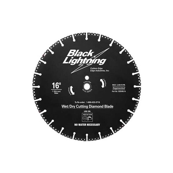 Cutters Edge Black Lightning Diamond Blade