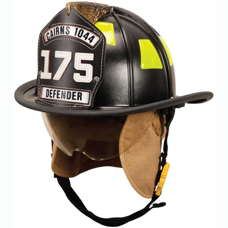 Cairns 1044 Traditional Fire Helmet with Defender Visor