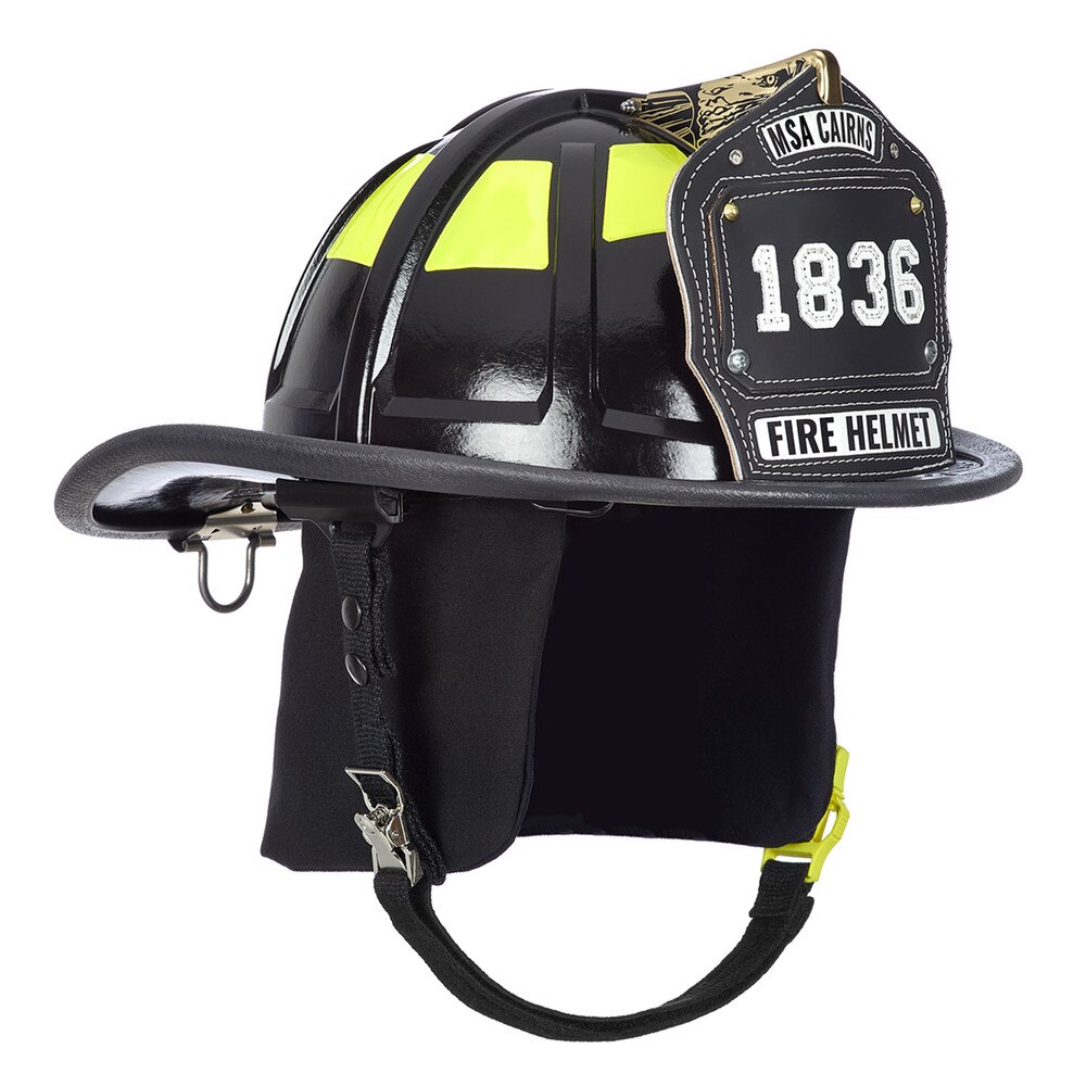 Cairns 1836 Traditional Composite Fire Helmet With Defender Visor