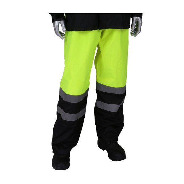 PIP ANSI Class E Value All Purpose Waterproof Pants with Black Bottoms