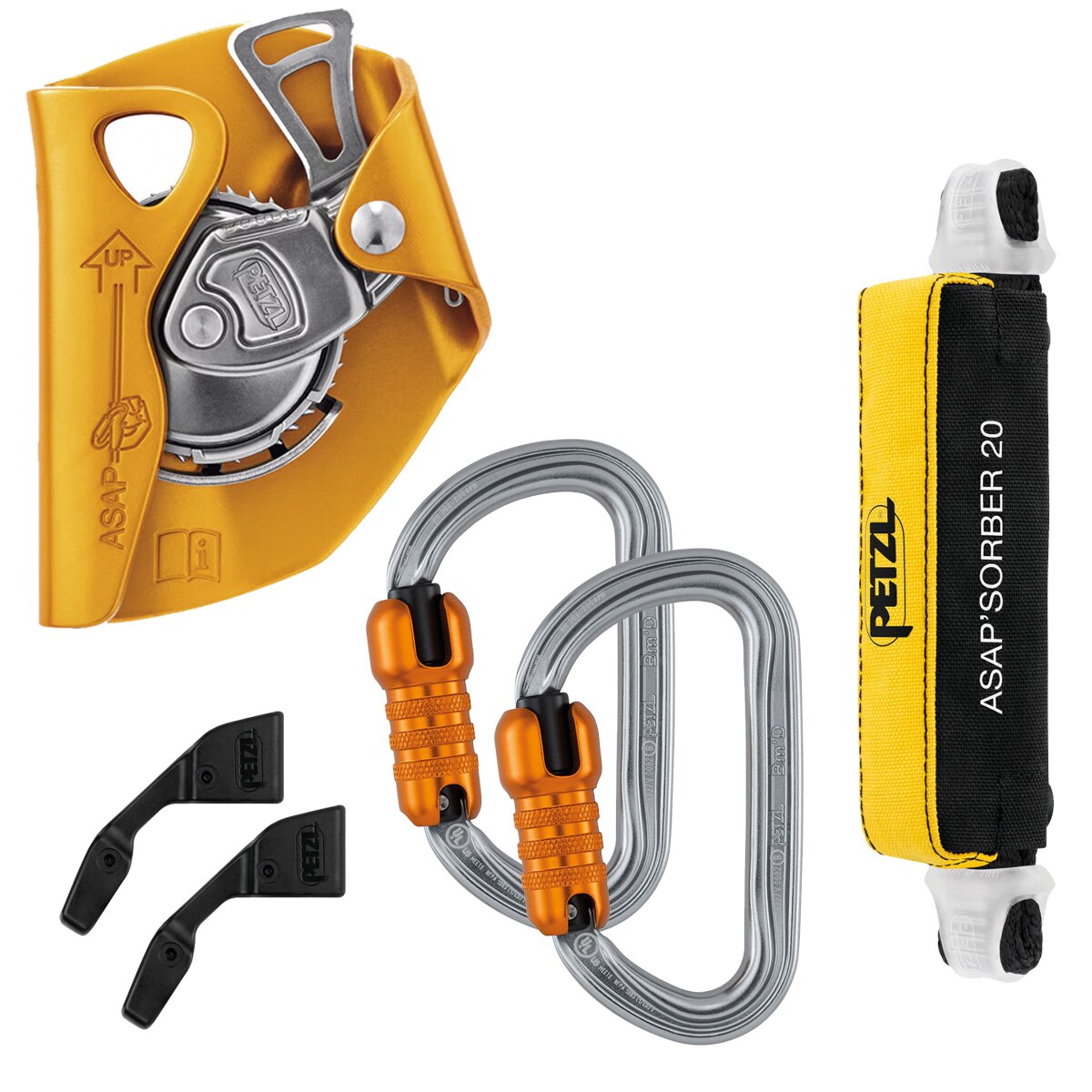 Petzl ASAP LOCK AXESS Kit With ASAP'SORBER AXESS and BM'D