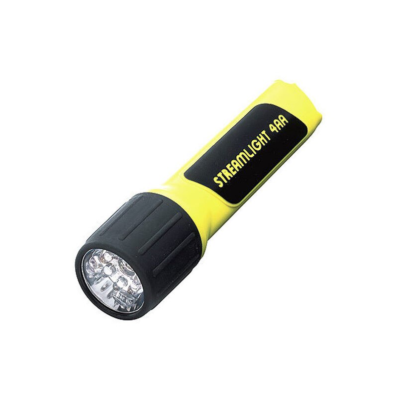 LINTERNA DE MANO LED LARGA DURACION ALCALINA STREAMLIGHT 4AA PROPOLYMER Led 68201